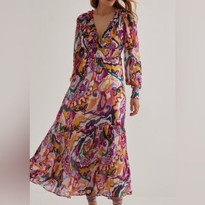 Anthropologie Multicolor Maxi Dress